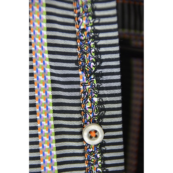 Robert Graham Shirt Men's XL Long Sleeve Classic Fit Casual Striped - Picture 8 of 12